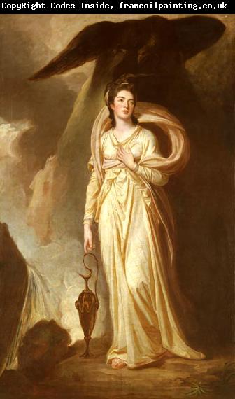 George Romney Elizabeth Harriet Warren (Viscountess Bulkeley) as Hebe